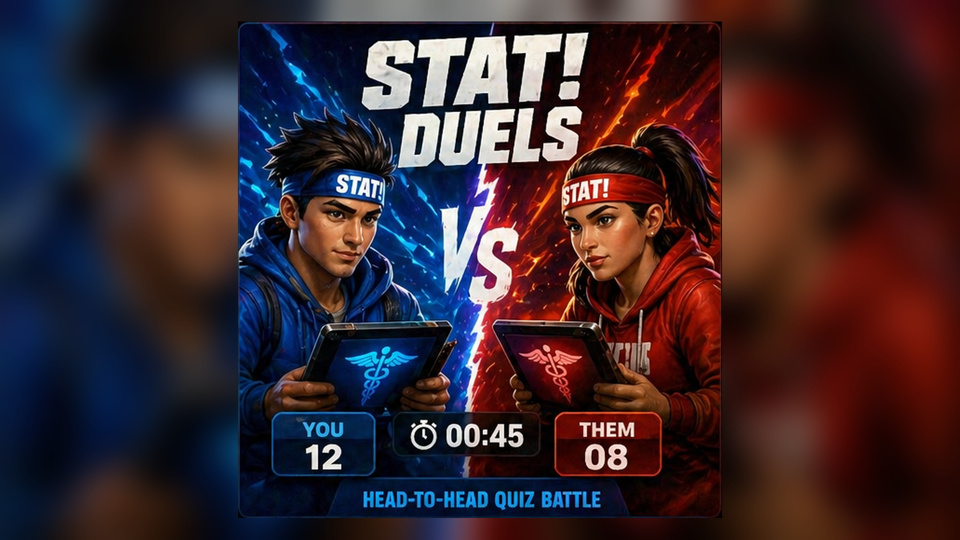 Q Stat! Duels mode card